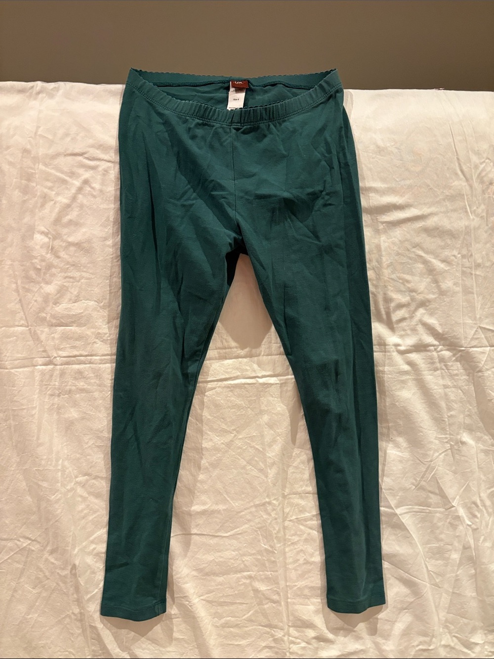 Teal Stretch Knit Pants